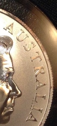 2001-Silver-Coloured-Kangaroo-Dollar---Copper-Toned-Spotting
